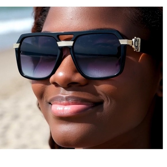 Accessories - Vintage Luxury Brand Designer Oversized Pilot Sunglasses Women For Men Shades‎